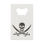 Drapeau de crâne obsidien Drapeau de pirate Calico (Devant)