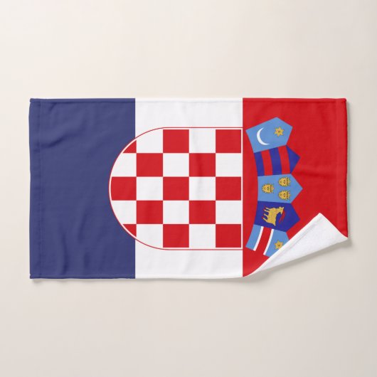 Drapeau de Croatie (Serviette à main)