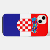 Drapeau de Croatie (Verso Horizontal)