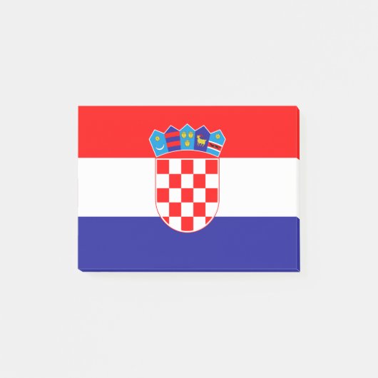 Drapeau de Croatie Post-it® Notes (Devant)