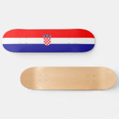 Drapeau de Croatie Skateboard (Horz)
