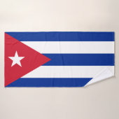 Drapeau de Cuba (Serviette de bain)