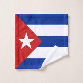 Drapeau de Cuba (Gant de toilette)