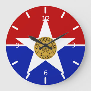 Drapeau de Dallas Grande Horloge