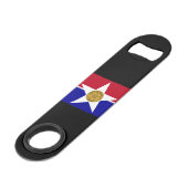 Drapeau de Dallas, Texas Bar Key (Devant angulaire)