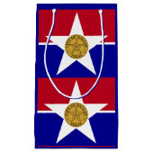 Drapeau de Dallas, Texas Petit sac cadeau (Devant)