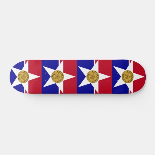 Drapeau de Dallas, Texas Skateboard (Horz)