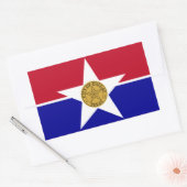 Drapeau de Dallas, Texas Sticker rectangulaire (Enveloppe)