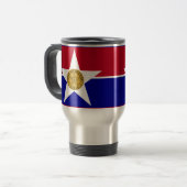 Drapeau de Dallas, Texas Travel Mug (Devant gauche)