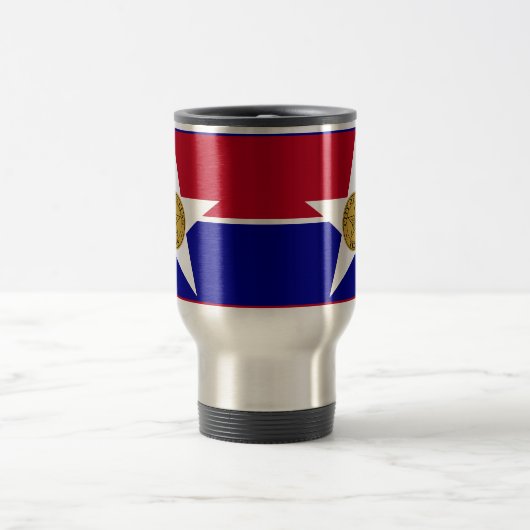 Drapeau de Dallas, Texas Travel Mug (Centre)