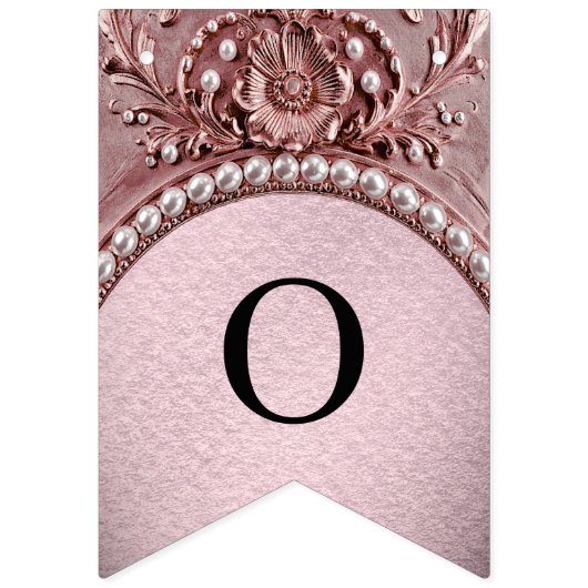 Drapeau de décoration de fleur rose (Deuxième drapeau)