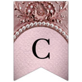 Drapeau de décoration de fleur rose (Premier drapeau)