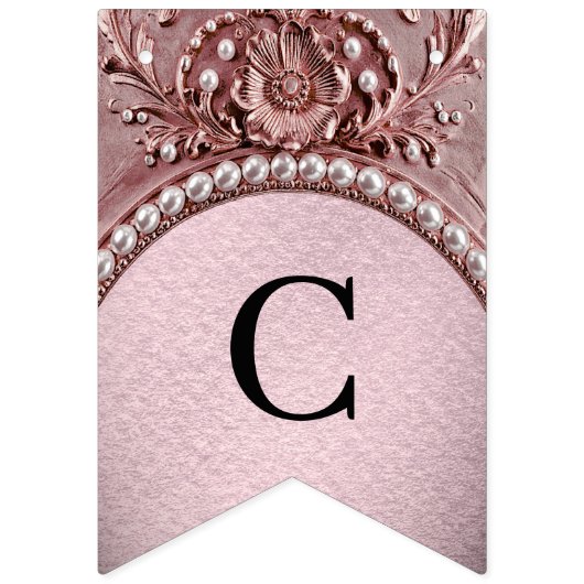 Drapeau de décoration de fleur rose (Premier drapeau)