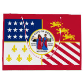 Drapeau de Detroit, Michigan Sac cadeau (Dos)