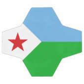 Drapeau de Djibouti (Plat)