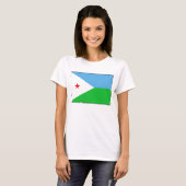 Drapeau de Djibouti x Carte T-shirt (Devant entier)