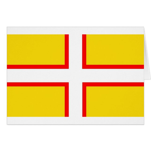 Drapeau de Dorset (Devant horizontal)