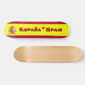 Drapeau de Espagne Skateboard (Horz)