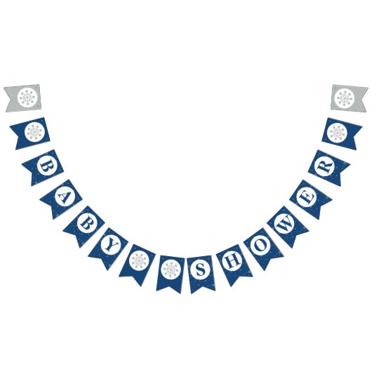 Drapeau de fanion de Baby Shower - Bébé garçon (Tout)