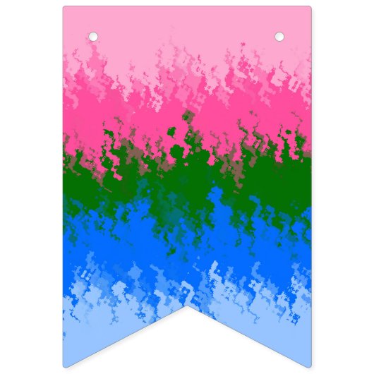 Drapeau de fierté abstrait omniromantique tripant (Deuxième drapeau)