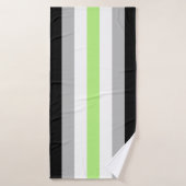 Drapeau de fierté agender (Serviette de bain)