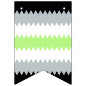 Drapeau de fierté Agender Abstrait Groovy Boho Zig (Deuxième drapeau)