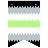 Drapeau de fierté Agender Abstrait Groovy Boho Zig (Premier drapeau)