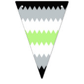 Drapeau de fierté Agender Abstrait Groovy Boho Zig (Premier drapeau)