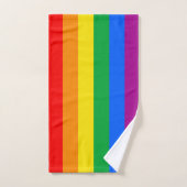 Drapeau de fierté arc-en-ciel LGBTQ+ (Serviette à main)