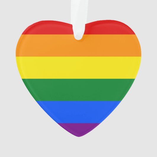 Drapeau de fierté Arc-en-ciel rayures de coeur (dos)