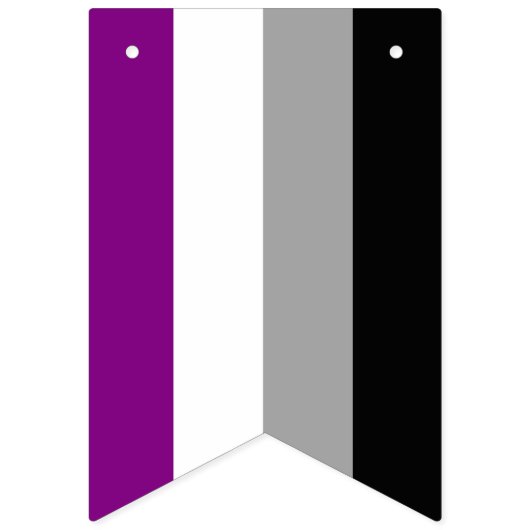 Drapeau de fierté asexué (Deuxième drapeau)