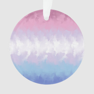 Drapeau de fierté bigenre abstrait fluffy pastel b