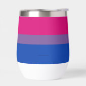 Drapeau de fierté bisexuelle de SlipperyJoe's coul (Gauche)
