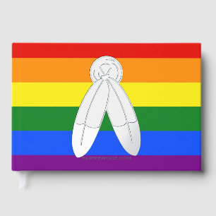 Drapeau de fierté bispirituel de SlipperyJoe's sym