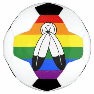 Drapeau de fierté bispirituel de SlipperyJoe's sym
