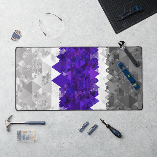Drapeau de fierté Boho Géométrique Mod Rétro Greyg (Poste de travail)