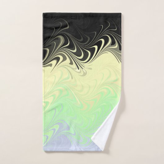 Drapeau de fierté Cassgenre Abstrait Marbré Ondulé (Serviette à main)