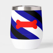 Drapeau de fierté de jeu de chiots de SlipperyJoe  (Arrière)