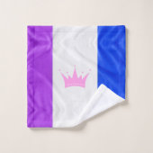 Drapeau de fierté de la culture drag de SlipperyJo (Gant de toilette)