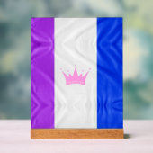 Drapeau de fierté de la culture drag de SlipperyJo (Neutre)