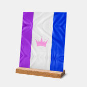 Drapeau de fierté de la culture drag de SlipperyJo (Angle)