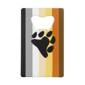Drapeau de fierté de l'ours avec patte (Dos)
