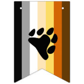 Drapeau de fierté de l'ours avec patte (Deuxième drapeau)