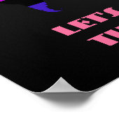 Drapeau de fierté de marque du monde carte poster (Coin)