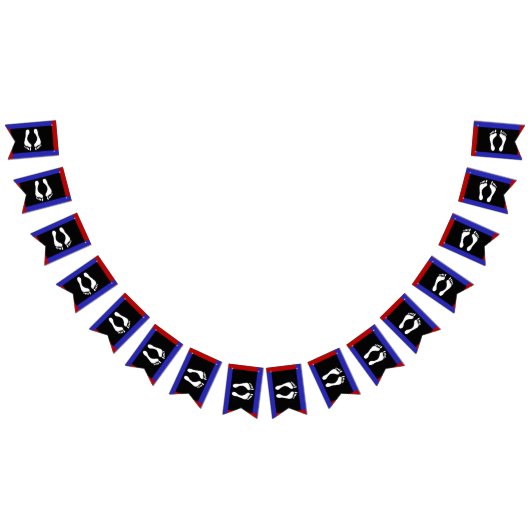Drapeau de fierté de pied (empreinte de pied) (Tout)
