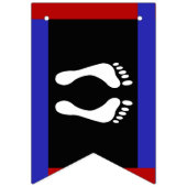 Drapeau de fierté de pied (empreinte de pied) (Troisième drapeau)