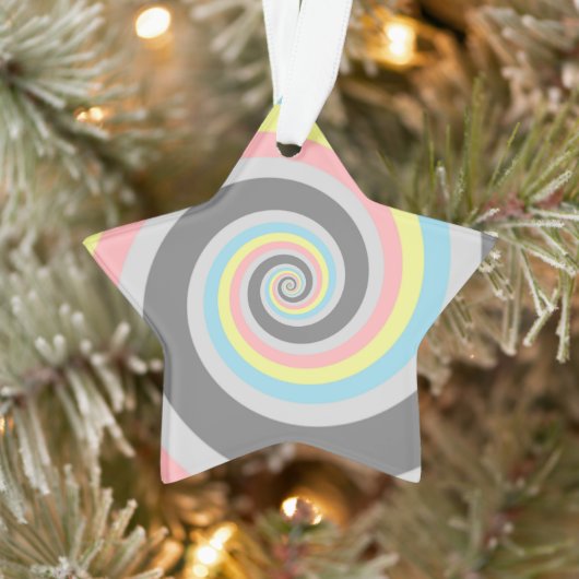 Drapeau de fierté Demiflux Spirale Abstraite Groov (Arbre)