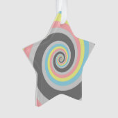 Drapeau de fierté Demiflux Spirale Abstraite Groov (devant)