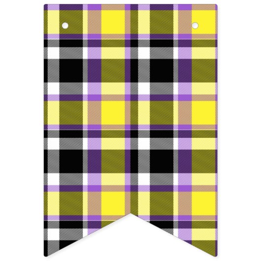 Drapeau de fierté éclectique boho non binaire à ca (Deuxième drapeau)