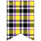Drapeau de fierté éclectique boho non binaire à ca (Premier drapeau)
